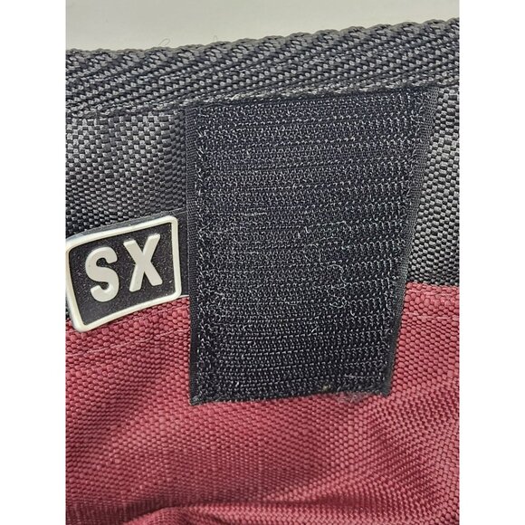 Badger Tuff XS Dog Coat Jacket Burgundy & Black Adjustable Buckle & Belly Strap - Picture 10 of 10